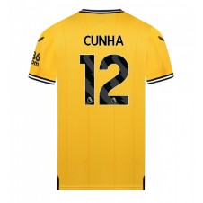 Wolves Matheus Cunha #12 Hjemmedrakt 2023-24 Kortermet